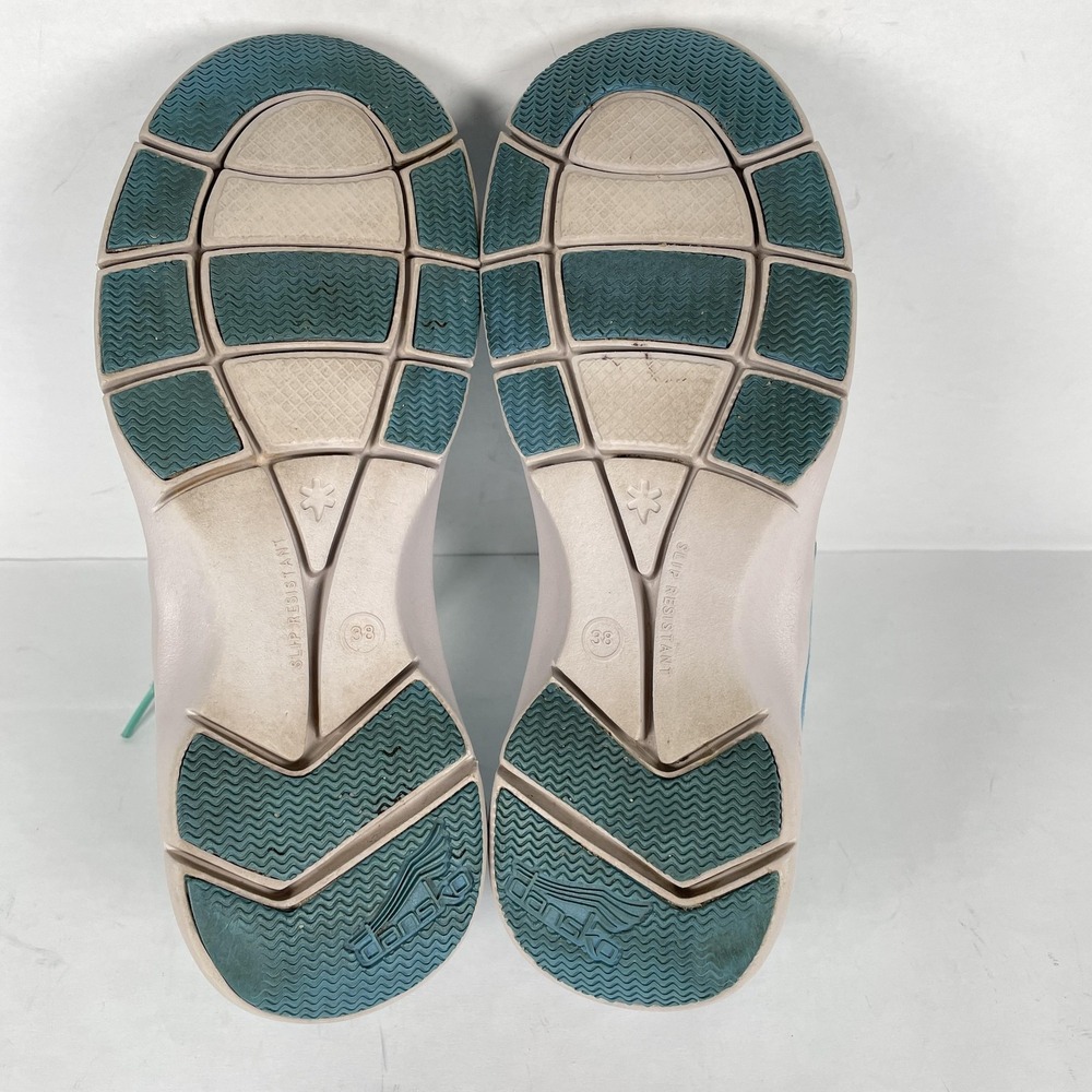 Dansko Shoes Womens Size 38 Blue Suede Perforated Comfort Walking Casual Sneaker - Picture 8 of 10
